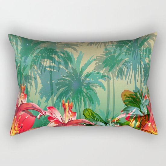 Tropical Rectangular Pillow