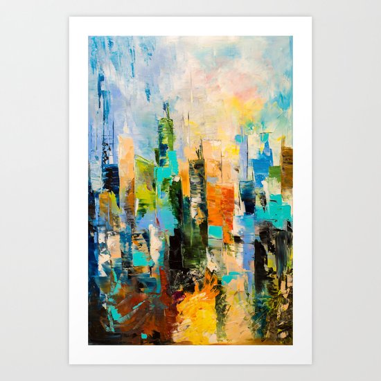 Downtown Art Print