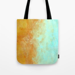 Earth and Water Abstract Tote Bag