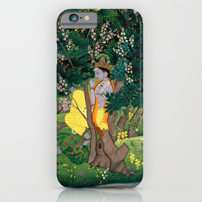 Krishna Fluting to the Milkmaids, 1780 iPhone Case