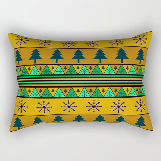 Christmas pattern Rectangular Pillow