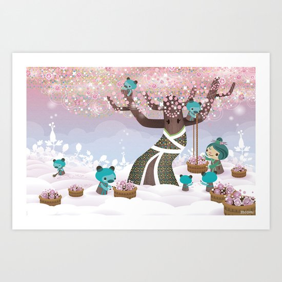 Cloudseeders Spring Harvest Art Print