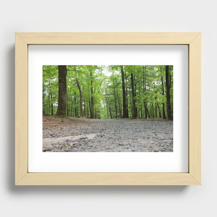 The Road Less Traveled Recessed Framed Print