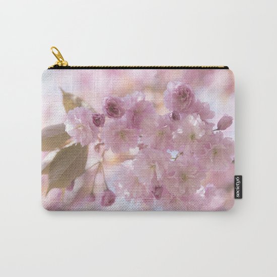 Pink Spring Cherryblossoms on #Society6 Carry-All Pouch