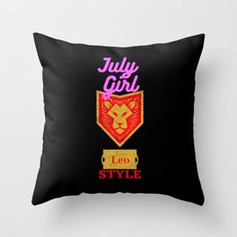 july girl leo style Throw Pillow | July Hoodies, Astrology, Graphicdesign, Stars, Horoscope Sign, Sign Of The Zodiac, Zodiac Pattern, July Leggings, Constellation, Horoscope 