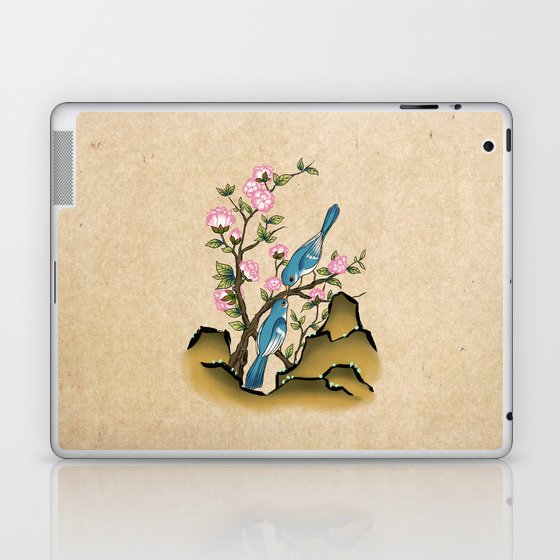 Minhwa: 2 Titmouses B Type Laptop & iPad Skin