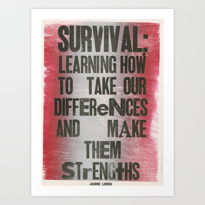 Survival Art Print