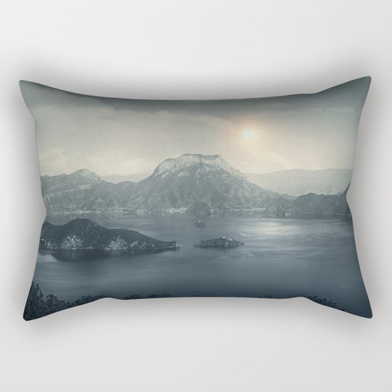 Silent sunset Rectangular Pillow