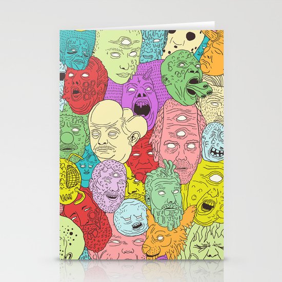 Faces of Math Stationery Cards
