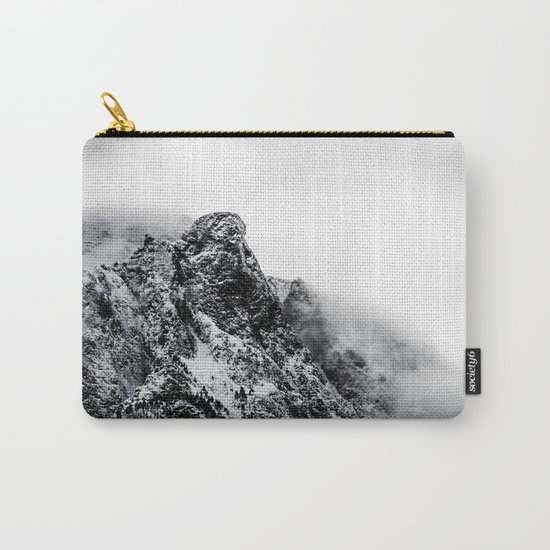 Mountain black white 5 photo Carry-All Pouch