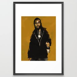 Hip Hop Feature II Framed Art Print | Legend, Hiphop, Hip Hop, Digital, Alcohol, Drink, Pop Art, Culture, Street Art, Acrylic 