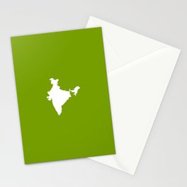 Shape of India 2 Stationery Card
