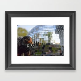 Chicken Disco Framed Art Print