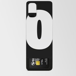 0 (White & Black Number) Android Card Case