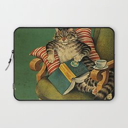 Cat and books , This is what I do I read books I drink tea and I know things Poster, Love Reading Laptop Sleeve