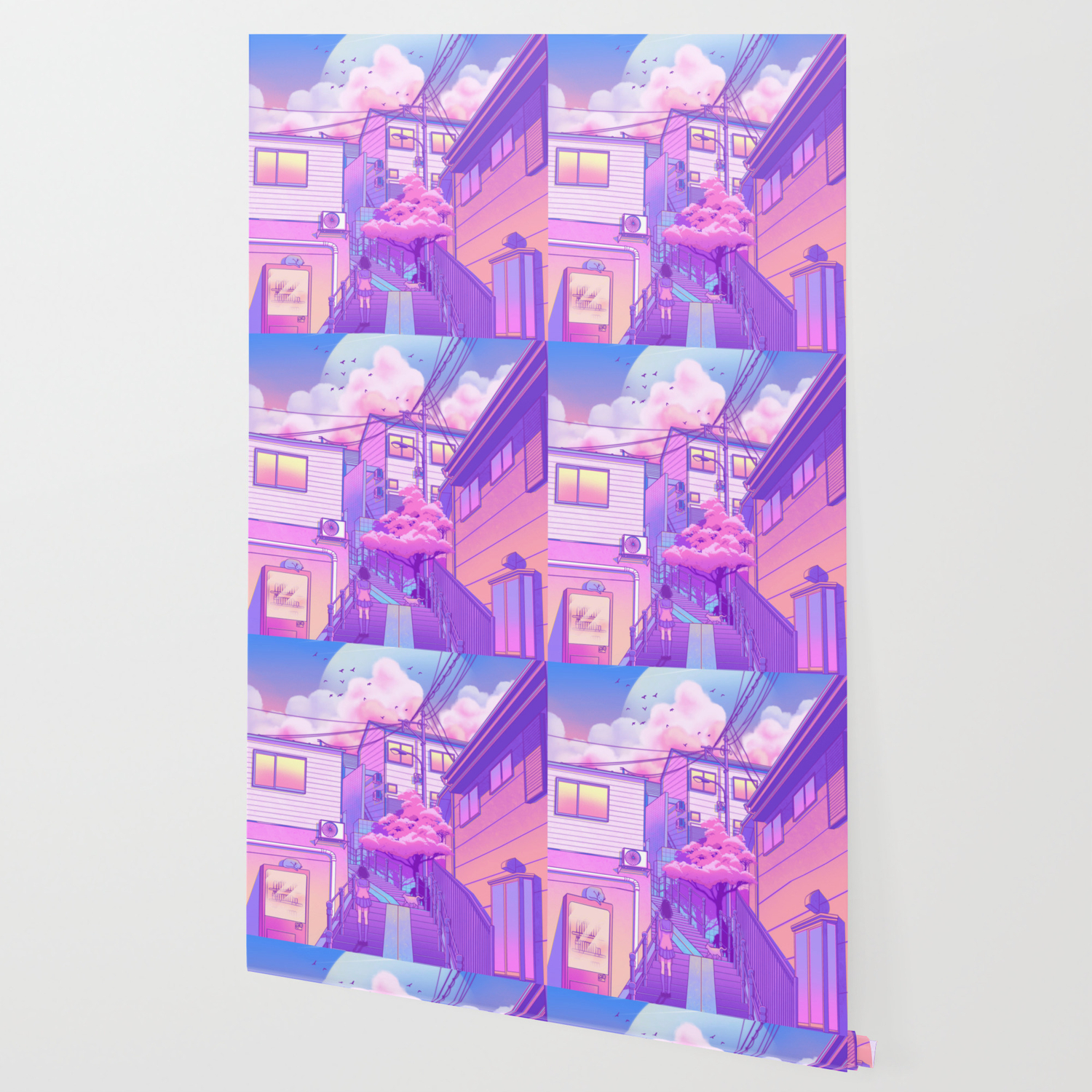 City Pop Tokyo Wallpaper By Surudenise Society6