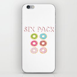 Check Out My Six Pack Donut iPhone Skin