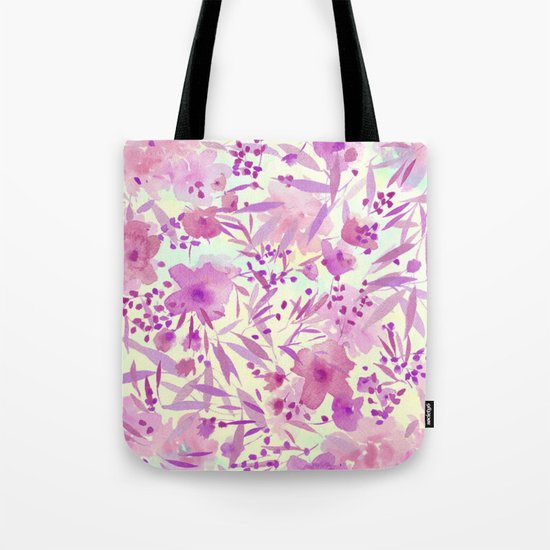 pink pretty flowers Tote Bag