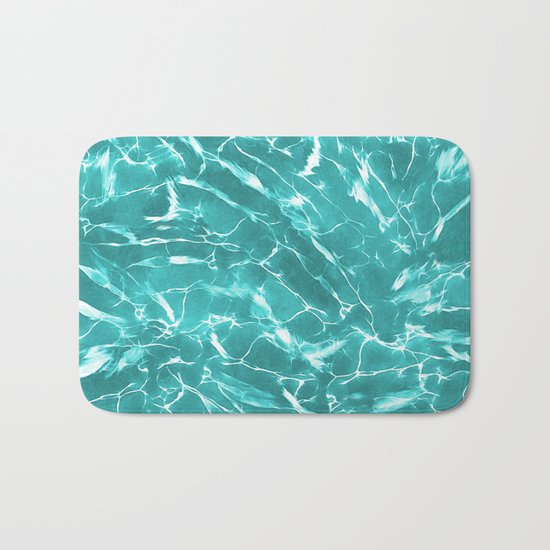 Abstract Water Design Bath Mat