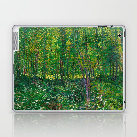 Trees and Undergrowth, 1887 by Vincent van Gogh Laptop & iPad Skin