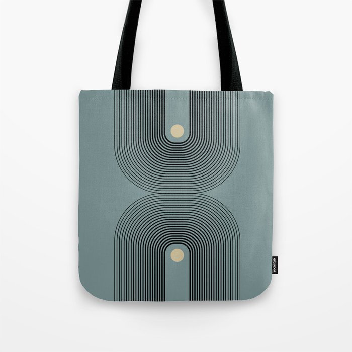 Abstraction_NEW_SUNLIGHT_MOONLIGHT_LINE_PATTERN_1201A Tote Bag