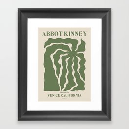 Abbot Kinney Blvd Framed Art Print