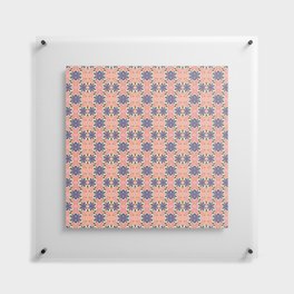 Moroccan style Flower Tile - Aquarelle water color Pattern Floating Acrylic Print