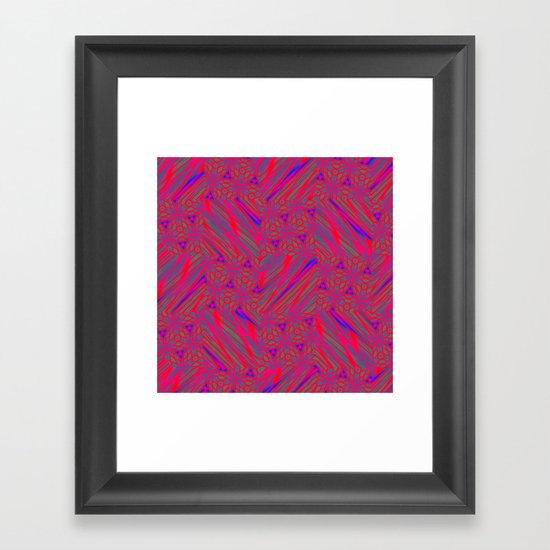 Patchwork Framed Art Print