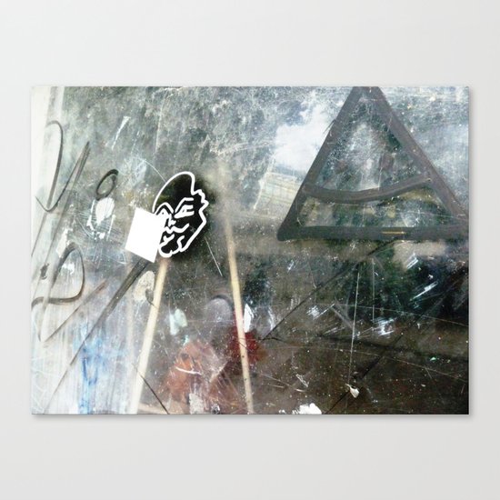 Dirty Window 12 Canvas Print