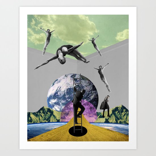 Around the world Art Print