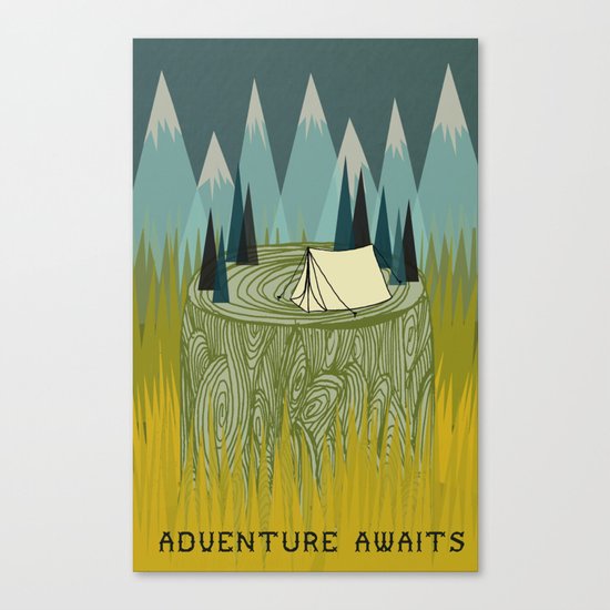 Adventure Awaits Canvas Print