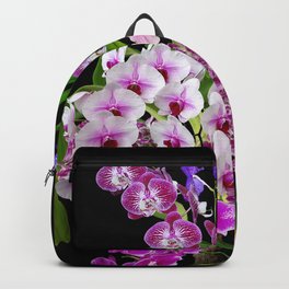Orchids - Cool colors! Backpack | Phalaenopsis, Whiteflowers, Magentaflowers, Doritaenopsis, Pinkflowers, Orchidflowers, Photo, Digital, Vamda, Color 
