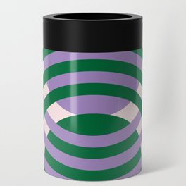 Moody Retro Arches in Purple and Green Can Cooler