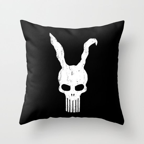 The Bunnisher Throw Pillow
