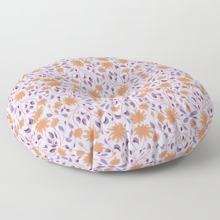 Belinda - extravagant trailing imaginary floral - nolita  Floor Pillow