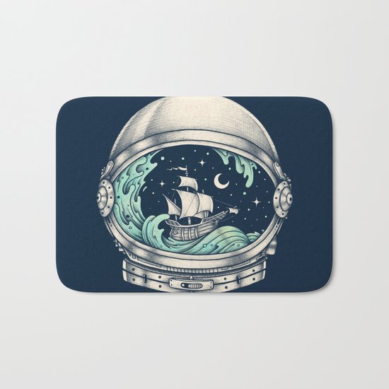 Spaceship Bath Mat