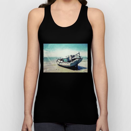 Waiting for the tide to change Unisex Tank Top