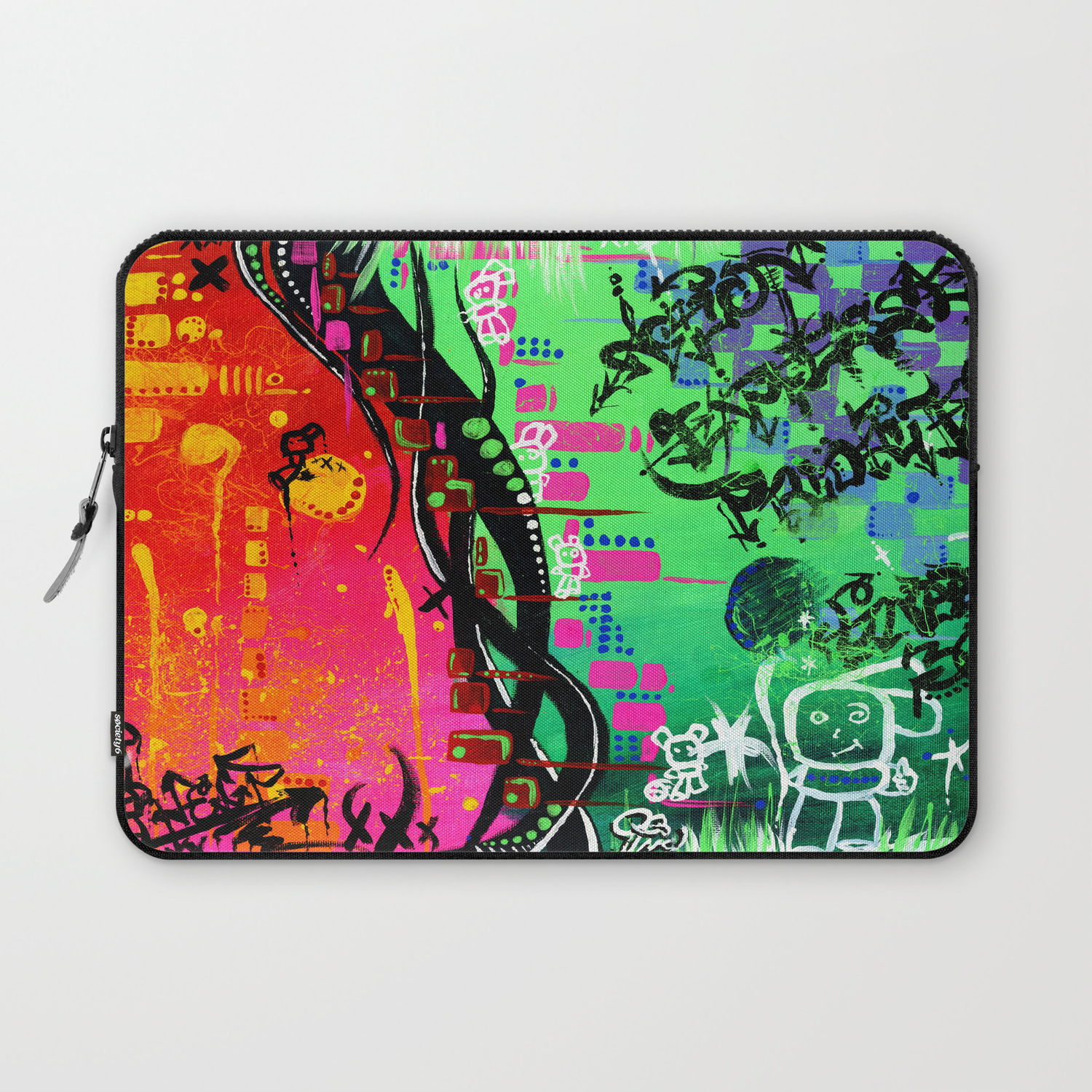 overspringen insect commando ACTION EXPRESSES PRIORITIES” Laptop Sleeve by Sababa Surf | Society6