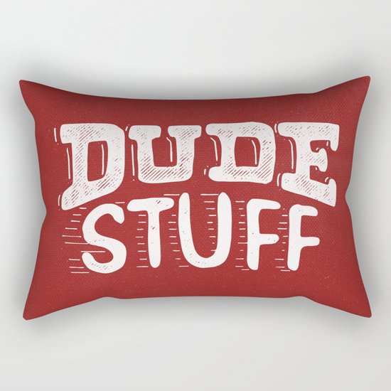 Dude Stuff Rectangular Pillow