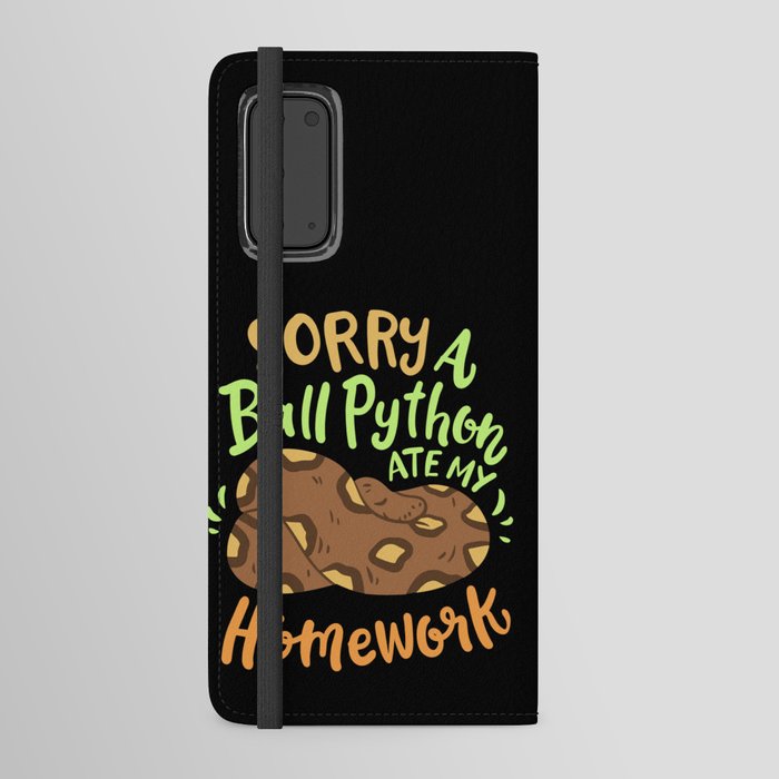 Ball Python Ate My Homework Android Wallet Case