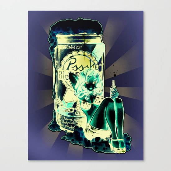 BLUE RIBBON PRINCESS Canvas Print