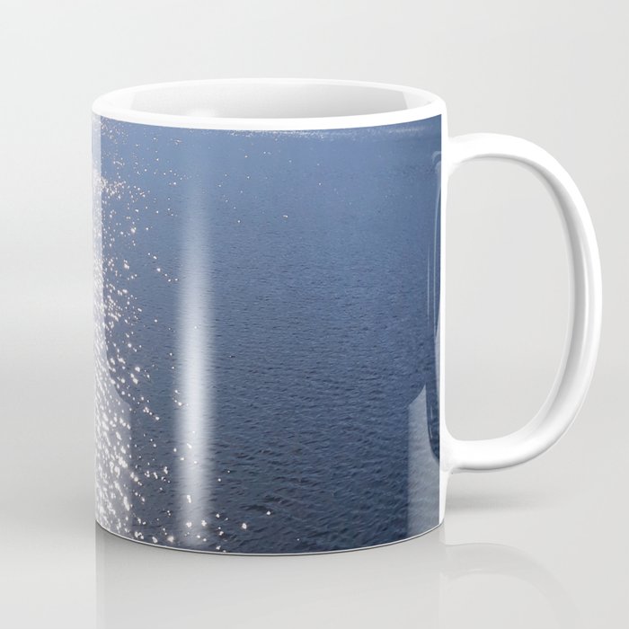 Blue mountain lakescape Coffee Mug