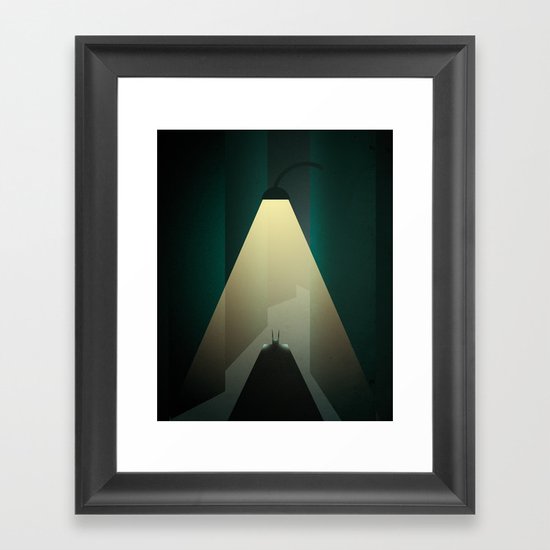 Smooth Heroes - Alone in the dark Framed Art Print