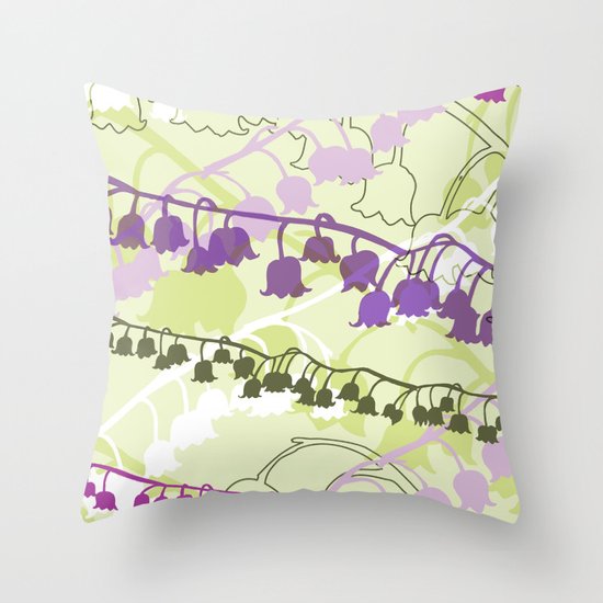 Layered Lily Throw Pillow