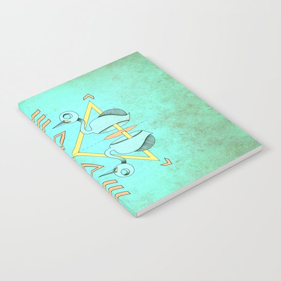 Aztec swan Notebook