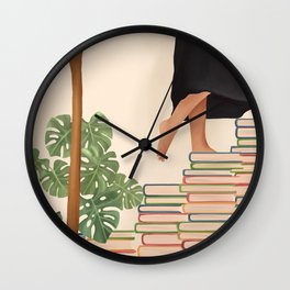 Books Wall Clock