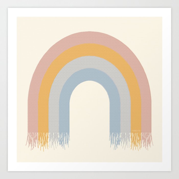 The Rainbow of Calm Art Print