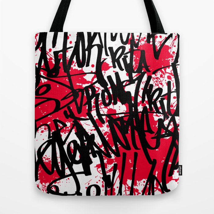 Urban Art Graffiti t-shirt design Tote Bag for Sale by Angela