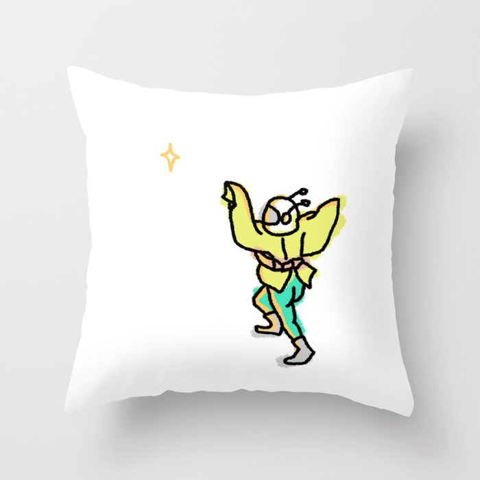 Cosmonaut Throw Pillow