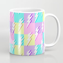 Neon Lightning Bolts Coffee Mug